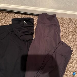 Black and Gray Women's Pants